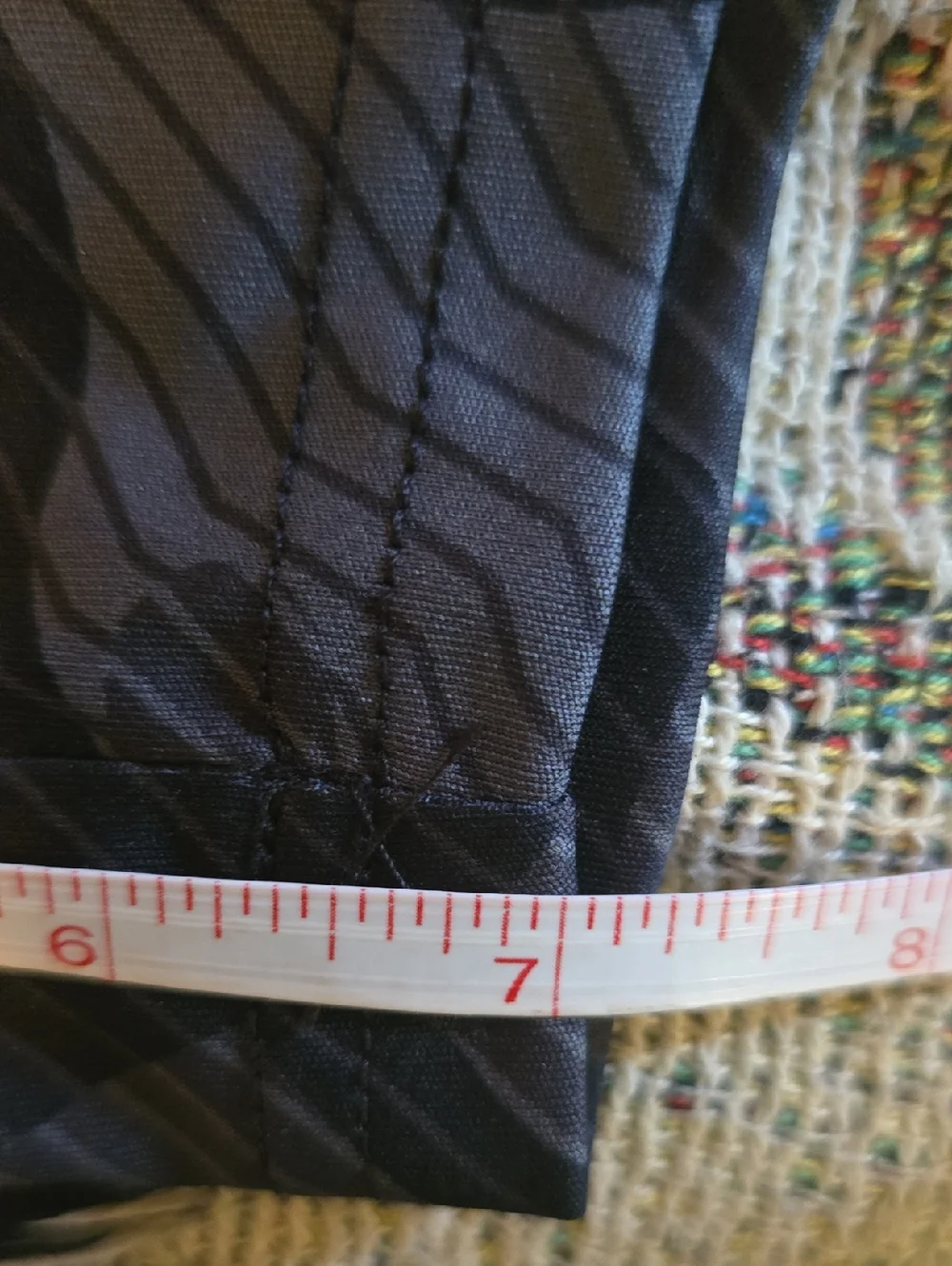New Xersion Boys 10/12 Husky Black Camo Running Shorts
